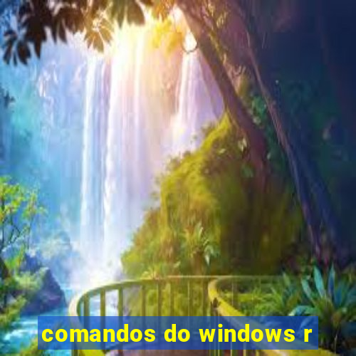 comandos do windows r